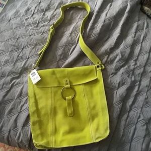 New shoulder suede bag